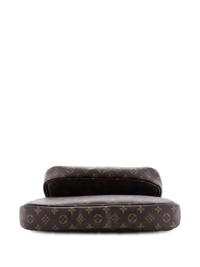 Pre-owned Louis Vuitton Multi Pochette Accessoires Monogram Canvas Crossbody Bag In Brown