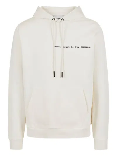 Iceberg Logo Sweatshirt In White