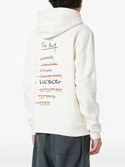 Iceberg Logo Sweatshirt In White