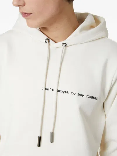 Iceberg Logo Sweatshirt In White