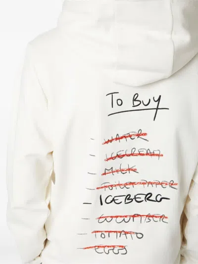 Iceberg Logo Sweatshirt In White