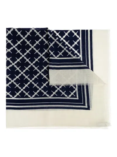 By Malene Birger Geometric Patterned Scarf In Black