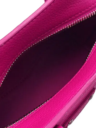 Pre-owned Balenciaga 2005-2025 Nano Grained Calfskin Neo Classic City Satchel In Pink