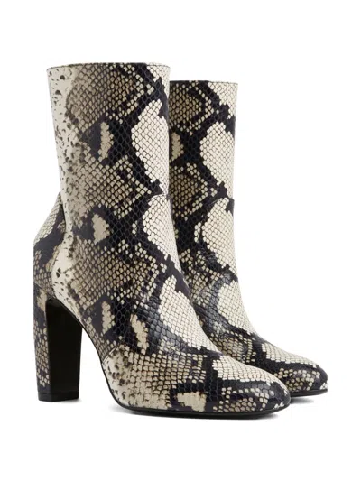 Stuart Weitzman 100mm Vida Boots In Animal Print