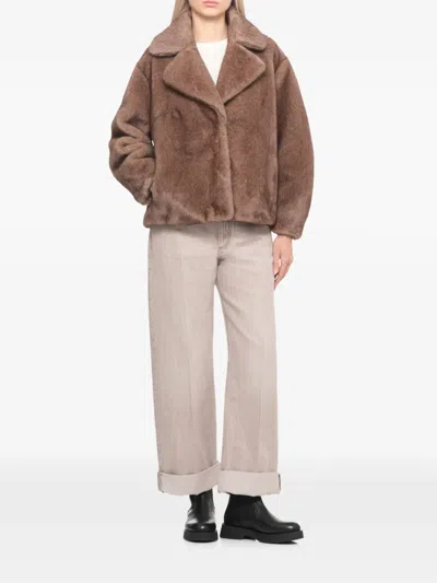 Betta Corradi Peak-lapel Coat In Multi