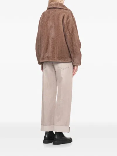 Betta Corradi Peak-lapel Coat In Multi