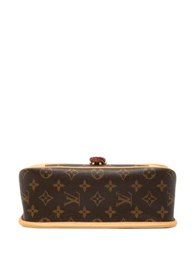 Pre-owned Louis Vuitton 2021-2025 Monogram Diane Satchel In Brown