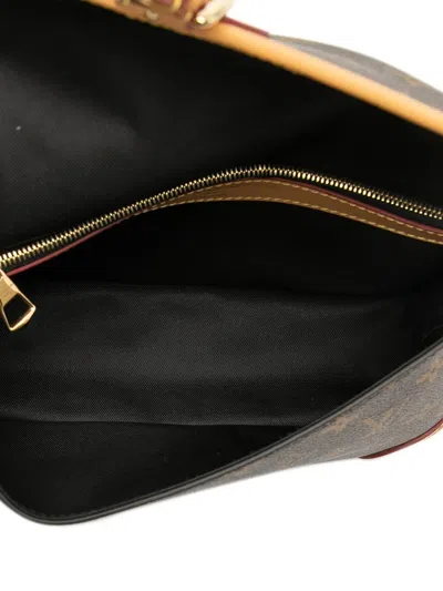 Pre-owned Louis Vuitton 2021-2025 Monogram Diane Satchel In Brown