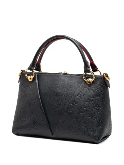 Pre-owned Louis Vuitton 2019 Monogram Empreinte V Tote Bb Satchel In Blue