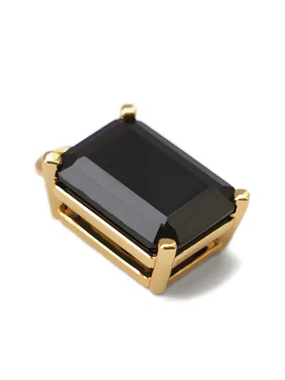 Izabel Display Embelished-stone Pendant Earrings In Gold