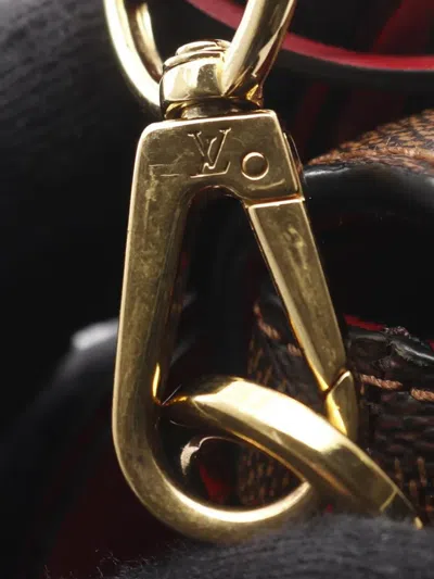 Pre-owned Louis Vuitton 2019 Damier Ebene Beaubourg Mm Satchel In Brown