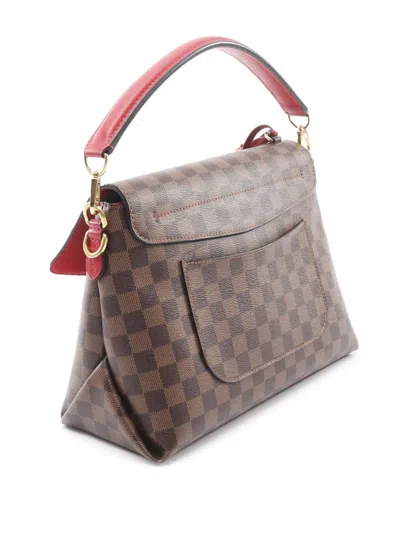 Pre-owned Louis Vuitton 2019 Damier Ebene Beaubourg Mm Satchel In Brown