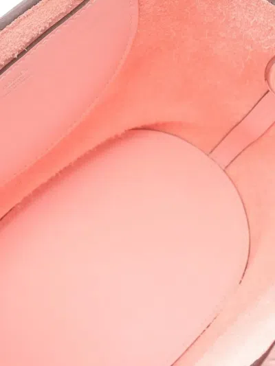 Pre-owned Hermes 2024 Clemence And Swift In The Loop 18 Handbag In Pink