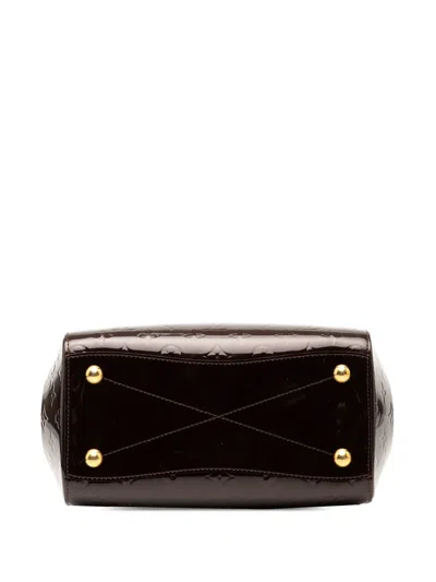 Pre-owned Louis Vuitton 2013 Monogram Vernis Montana Satchel In Purple