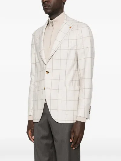 Latorre Grid-pattern Blazer In Multi