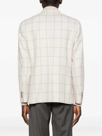 Latorre Grid-pattern Blazer In Multi