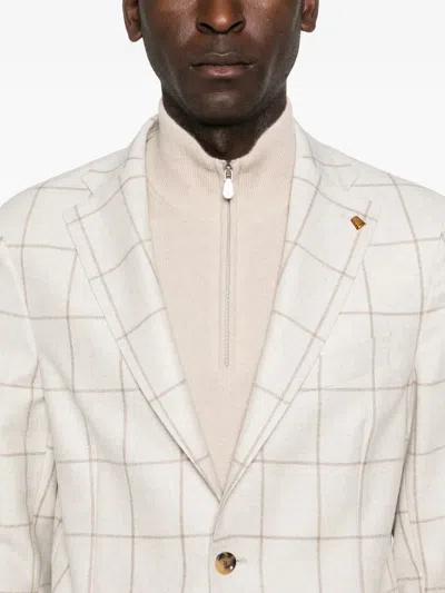 Latorre Grid-pattern Blazer In Multi