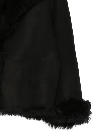 Santoro Long-sleeve Leather Jacket In Black