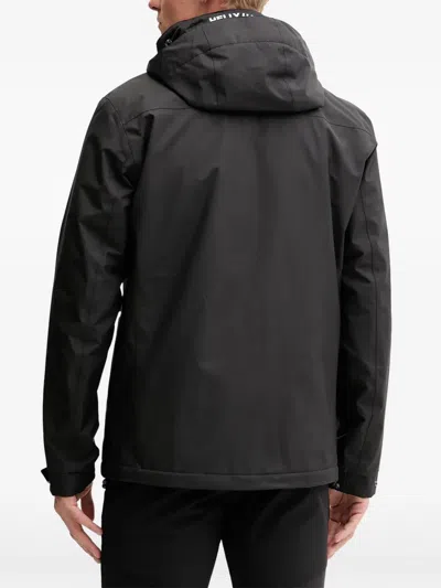 Helly Hansen Logo-detail Hooded Jacket In Black