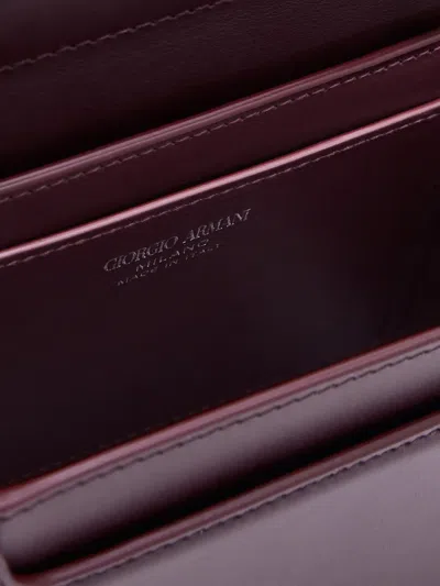 Giorgio Armani Mini X 10 Corso Como Push-lock Shoulder Bag In Purple