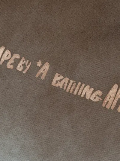 Aape By A Bathing Ape Graphic-print Hoodie In Blue