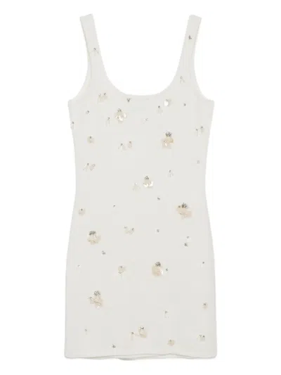 Simkhai Rue Embellished Mini Dress In Green