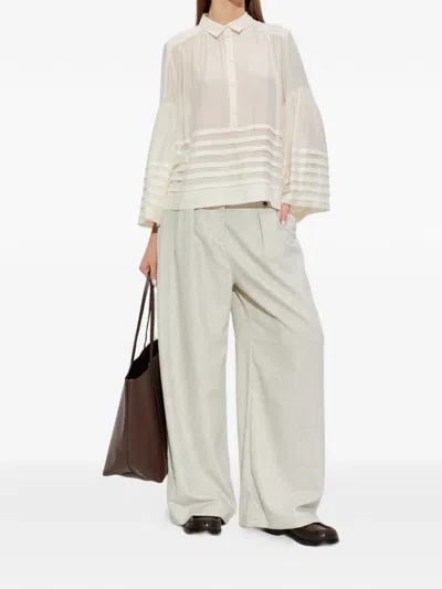 Munthe Rosalin Blouse In White