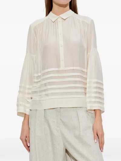 Munthe Rosalin Blouse In White