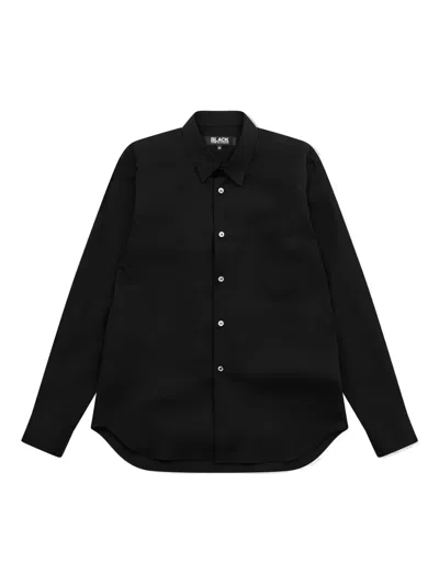 Black Comme Des Garçons Pocket Button Shirt In Brown
