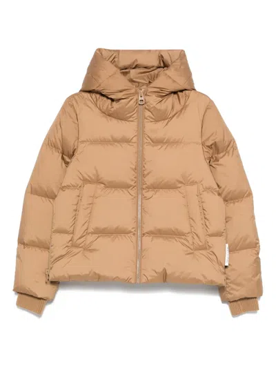 Marc O'polo Hooded Zip Jacket In Brown