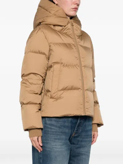 Marc O'polo Hooded Zip Jacket In Brown