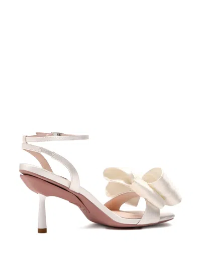 Vice Versa 95mm Bow Ankle-strap Sandals In Red