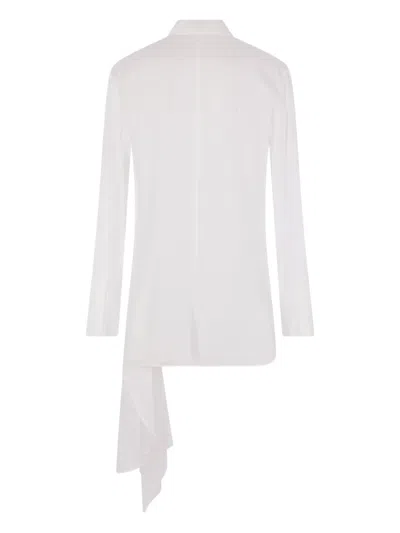 Yohji Yamamoto Asymmetric Shirt In White