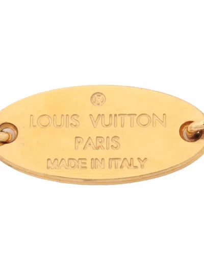 Pre-owned Louis Vuitton 2018 Gold Plated Resin Studded Essential V Bracelet Costume Bracelet