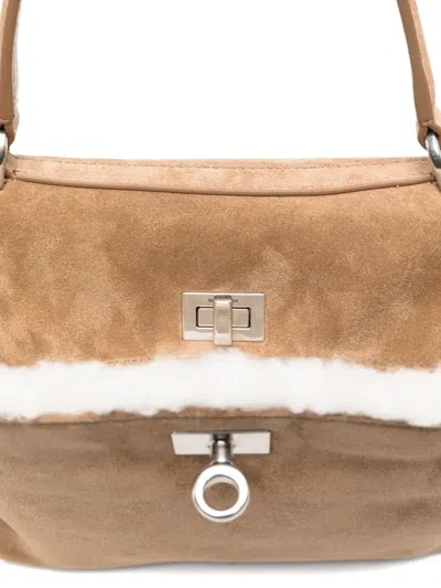 Balenciaga Mini Rodeo Tote Bag In Brown