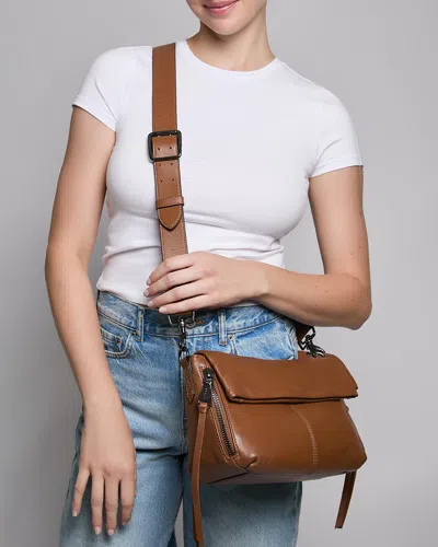 Aimee Kestenberg Bali Double Entry Crossbody In Brown