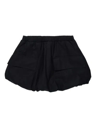 N°21 Flap-pocket Skirt In Black