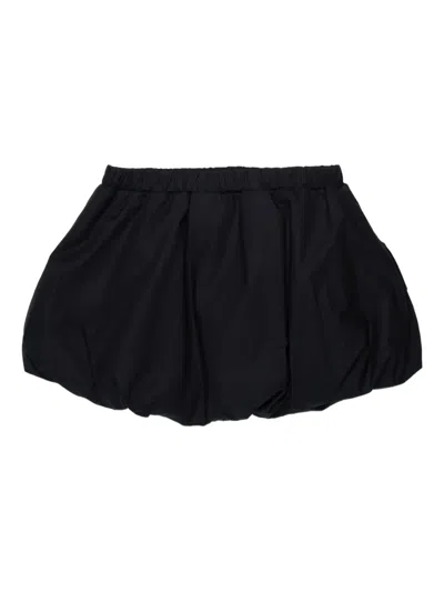 N°21 Flap-pocket Skirt In Black
