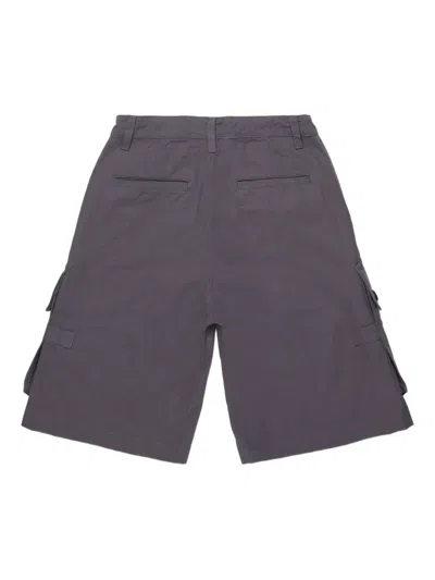 N°21 Buttoned Cargo Shorts In Blue