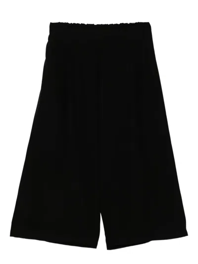Yohji Yamamoto Double Satin Croped Pants In Multi