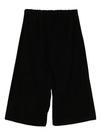 Yohji Yamamoto Double Satin Croped Pants In Multi