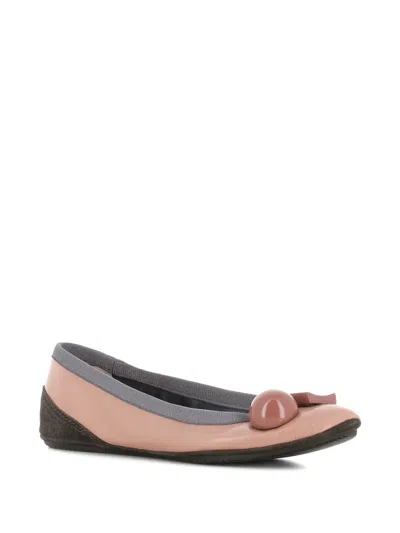 Dove Nuotano Gli Squali Round Detail Ballet Flats In Multi