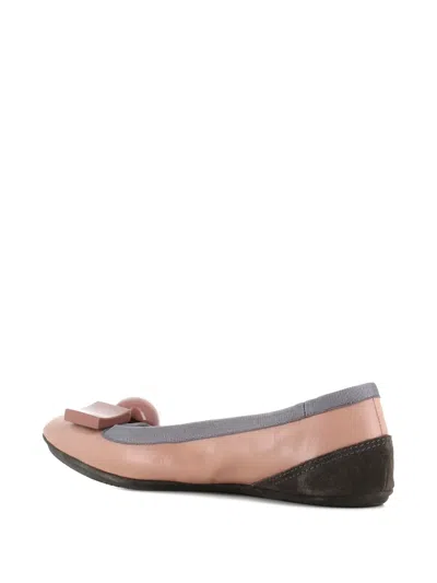 Dove Nuotano Gli Squali Round Detail Ballet Flats In Multi
