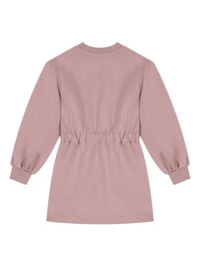 Elisabetta Franchi Logo-embellished Dress In Pink