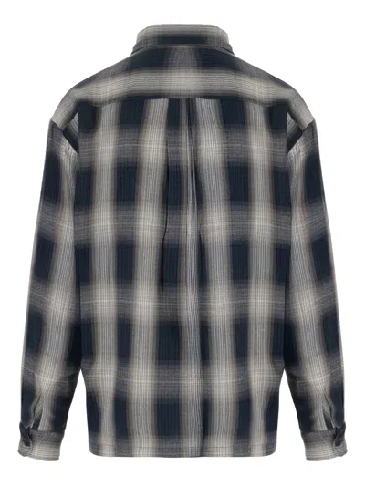 Carhartt Button Checked Shirt In Blue