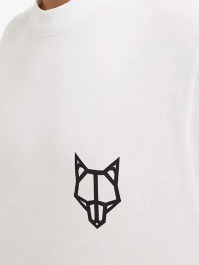 Naked Wolfe Logo-print T-shirt In White