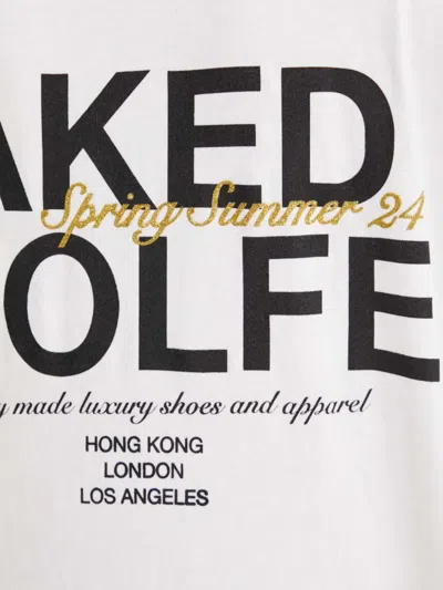 Naked Wolfe Logo-print T-shirt In White