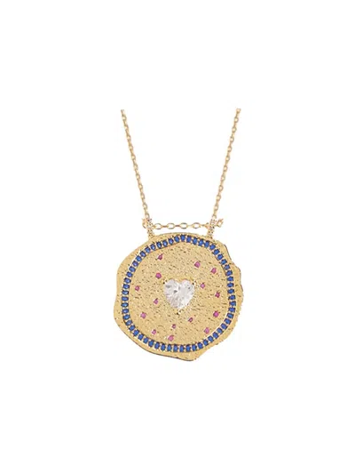 Mya Bay Heart-motif Necklace In Gold