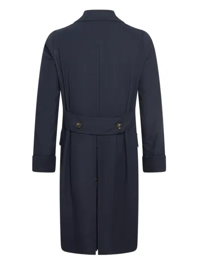 Franzese Collection Double-breasted Coat In Multi