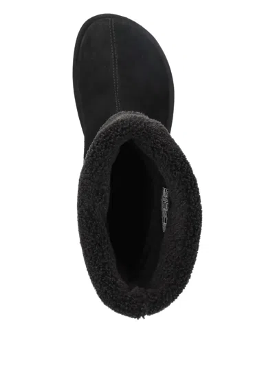 Hugo Boss Zaralyn Suede Boots In Black